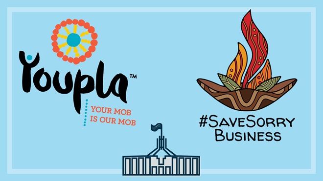 youpla_and_save_sorry_business_logos_with_parliament_house_icon
